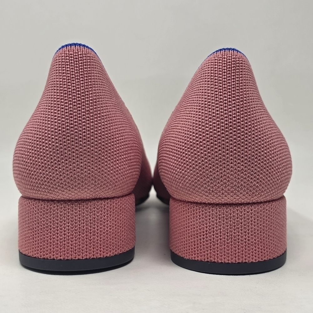Rothy's Rosepoint Textured Pointed-Toe Low Block Heels - Picture 5 of 10